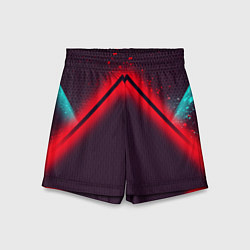 Шорты детские Кровавая линия3D, цвет: 3D-принт