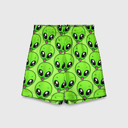 Шорты детские Инопланетяне, цвет: 3D-принт