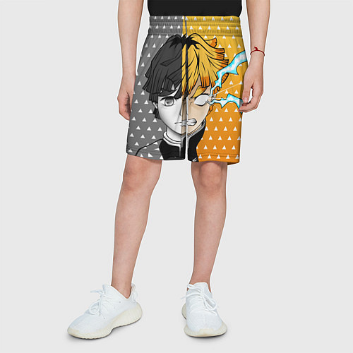 Детские шорты ПУТЬ ЗЕНИЦУ КЛИНОК / 3D-принт – фото 3