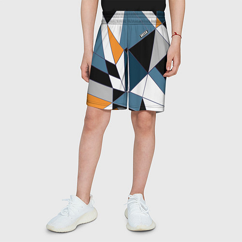 Детские шорты Геометрический узор / 3D-принт – фото 3