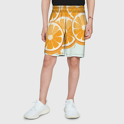 Детские шорты АПЕЛЬСИН ORANGE / 3D-принт – фото 3