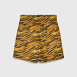 Шорты детские Тигровый Окрас Tiger, цвет: 3D-принт