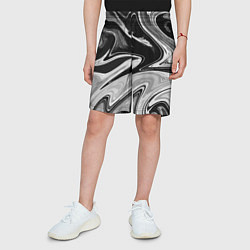 Шорты детские Abstraction vanguard, цвет: 3D-принт — фото 2