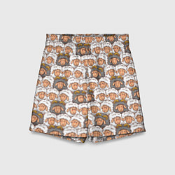 Шорты детские Овечки и барашки, цвет: 3D-принт