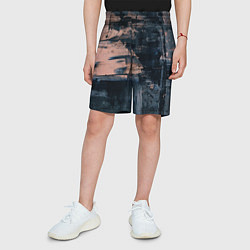Шорты детские Абстракция краска, цвет: 3D-принт — фото 2
