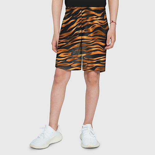 Детские шорты В шкуре тигра / 3D-принт – фото 3