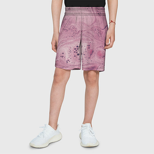 Детские шорты Нежная розовая пенка / 3D-принт – фото 3