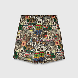Шорты детские Ничоси - Nichosi, цвет: 3D-принт