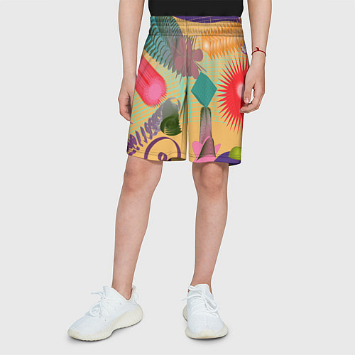 Детские шорты Марсианский пейзаж / 3D-принт – фото 3