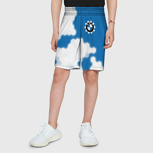 Детские шорты БМВ Графика / 3D-принт – фото 3