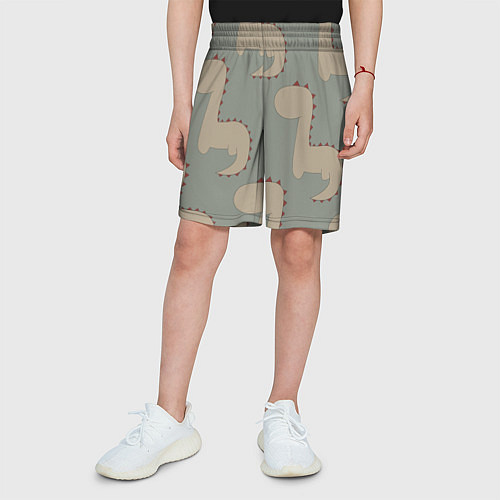 Детские шорты Динозеврий принт / 3D-принт – фото 3