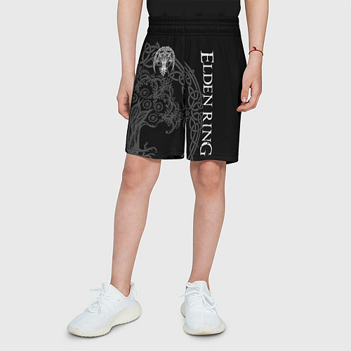 Детские шорты СВЯТОЕ ДРЕВО МИКЕЛЛЫ ЕЛДЕН РИНГ / 3D-принт – фото 3