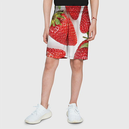 Детские шорты Strawberries / 3D-принт – фото 3