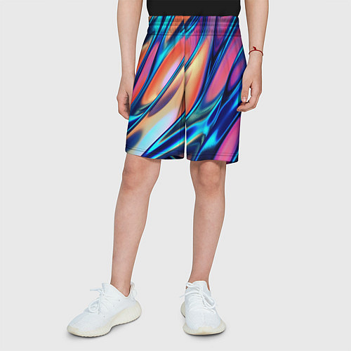 Детские шорты Colorful flow / 3D-принт – фото 3