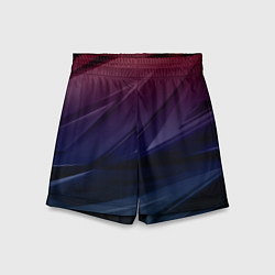 Шорты детские Geometry violet dark, цвет: 3D-принт