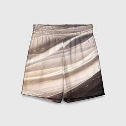 Шорты детские Абстрактные волны и огни бесконечности, цвет: 3D-принт