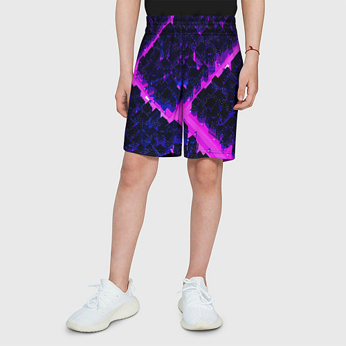 Детские шорты Спящий город / 3D-принт – фото 3