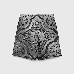 Шорты детские Кружевная кольчуга, цвет: 3D-принт
