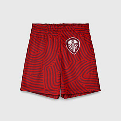 Шорты детские Leeds United отпечатки, цвет: 3D-принт