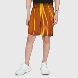 Шорты детские Пламенная абстракция, цвет: 3D-принт — фото 2