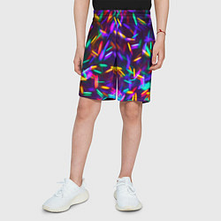 Шорты детские Цветомузыка, цвет: 3D-принт — фото 2