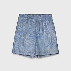 Шорты детские Лёд и снег - ледяная броня, цвет: 3D-принт