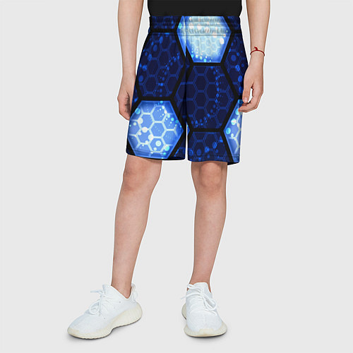 Детские шорты Магическая броня соты из игры ведьмак / 3D-принт – фото 3