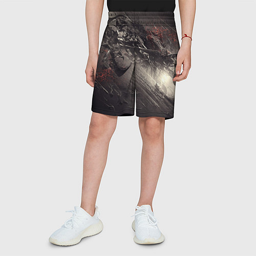 Детские шорты Космический взрыв / 3D-принт – фото 3