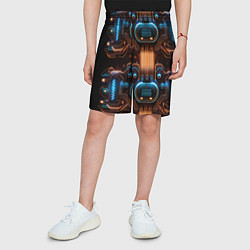 Шорты детские Силовой электрический доспех, цвет: 3D-принт — фото 2