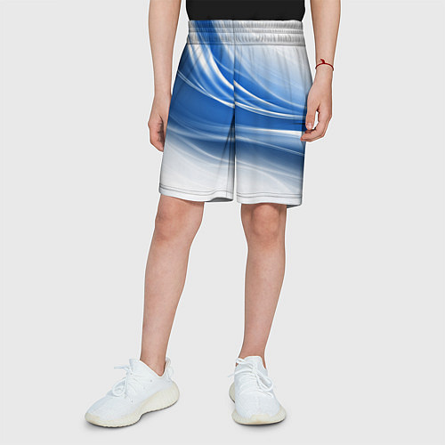 Детские шорты Ледяной поток ветра / 3D-принт – фото 3