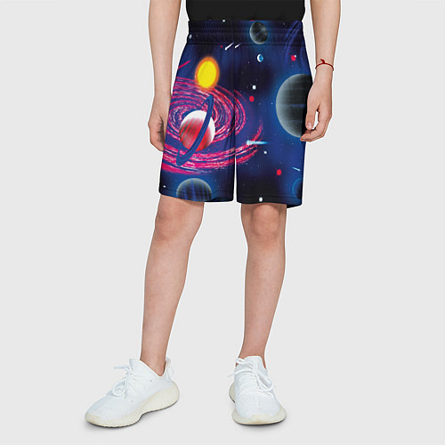 Детские шорты Вселенная, космос / 3D-принт – фото 3