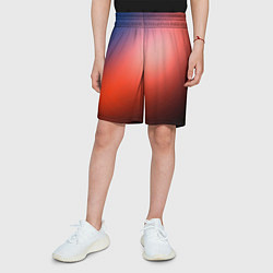 Шорты детские Космический градиент, цвет: 3D-принт — фото 2