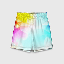 Детские шорты Gradient colors geometry