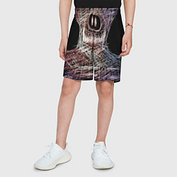 Шорты детские Бог Вселенной, цвет: 3D-принт — фото 2