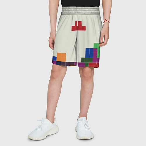 Детские шорты Поиграем в Тетрис / 3D-принт – фото 3