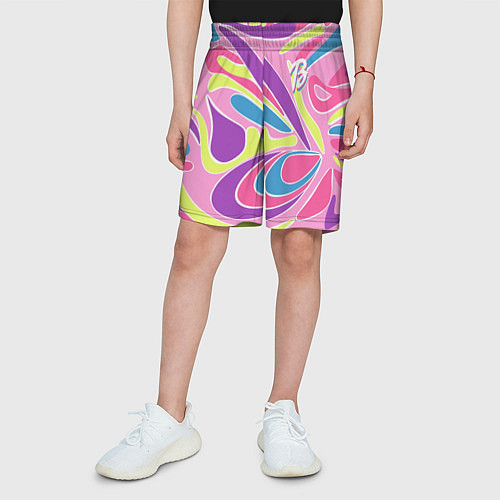 Детские шорты Barbie Totally Hair - ретро костюм / 3D-принт – фото 3