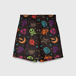 Детские шорты Весёлый хэллоуин