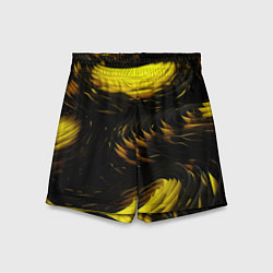 Детские шорты Gold black