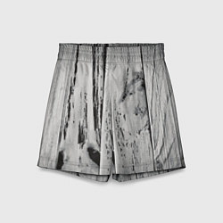 Шорты детские Grey wood, цвет: 3D-принт
