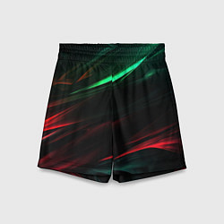 Шорты детские Dark red and green, цвет: 3D-принт