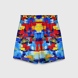 Шорты детские Colorful abstraction - vogue - paint, цвет: 3D-принт