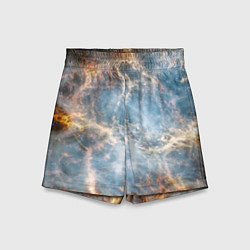 Шорты детские Крабовидная туманность, цвет: 3D-принт