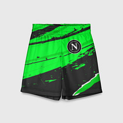 Шорты детские Napoli sport green, цвет: 3D-принт