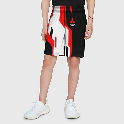 Детские шорты Mitsubishi red uniform / 3D-принт – фото 3