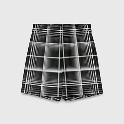 Шорты детские Кубический каркас, цвет: 3D-принт