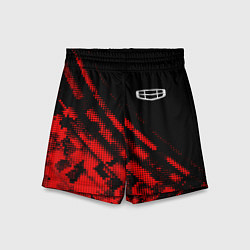 Шорты детские Geely sport grunge, цвет: 3D-принт