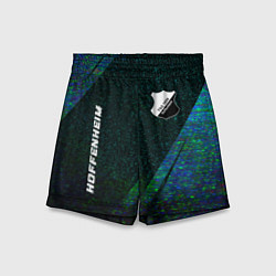 Детские шорты Hoffenheim glitch blue