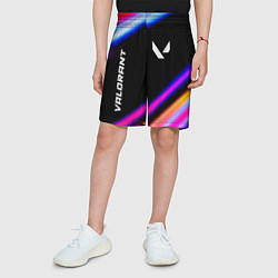 Шорты детские Valorant speed game lights, цвет: 3D-принт — фото 2