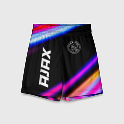 Шорты детские Ajax speed game lights, цвет: 3D-принт