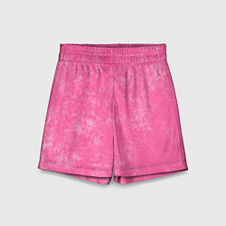 Детские шорты Pink bleached splashes